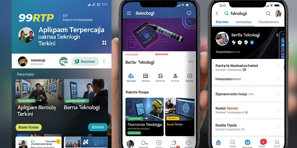 Tampilan antarmuka aplikasi 99RTP yang modern dan intuitif.