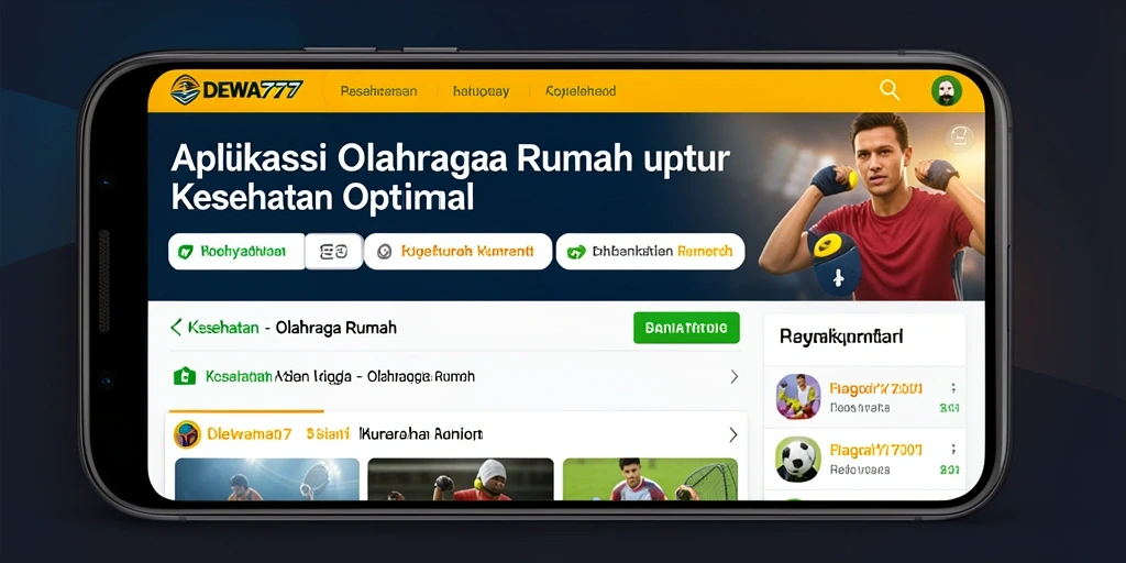Tampilan antarmuka aplikasi DEWA777 yang menarik dan fungsional.