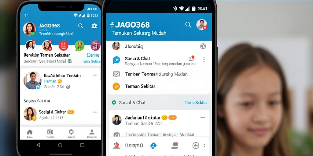 Antarmuka aplikasi JAGO368 yang menarik dan mudah dipahami.