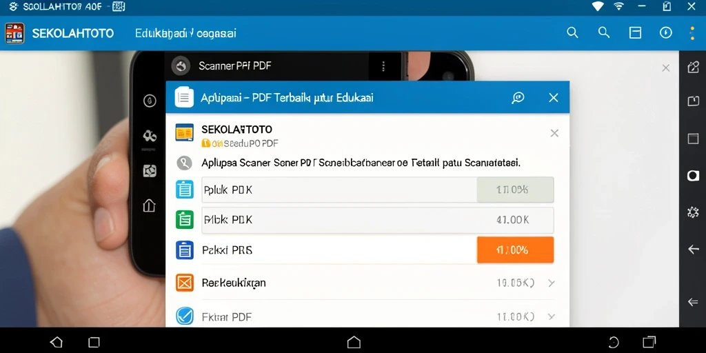 Antarmuka pengguna SEKOLAHTOTO yang sederhana dan ramah.