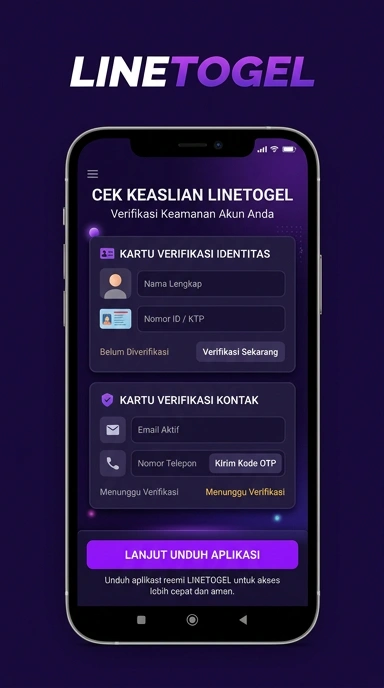 Tampilan kanal resmi linetogel